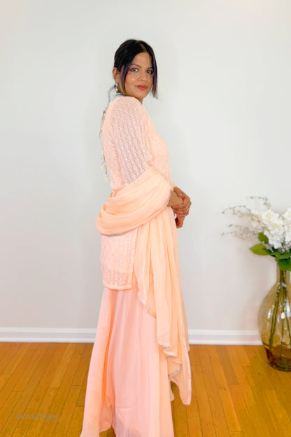 Kesar Sharara Set