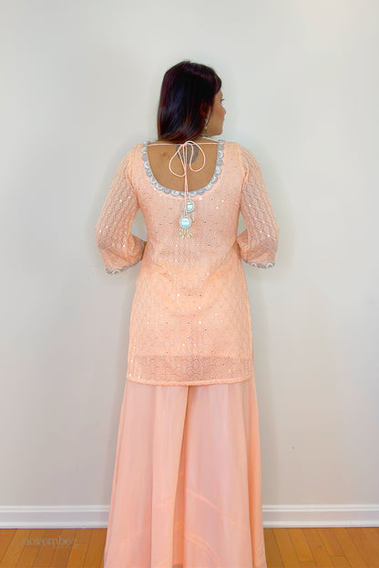 Kesar Sharara Set