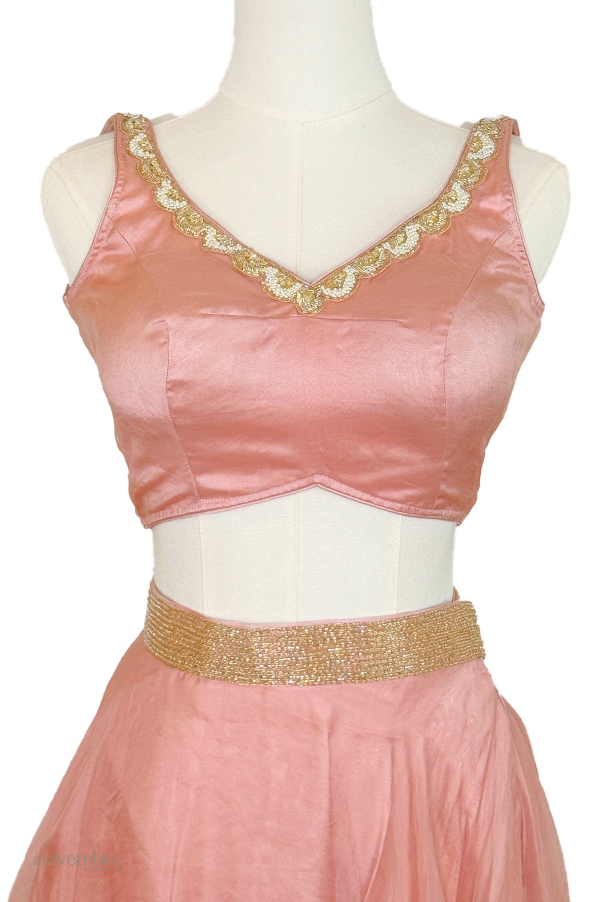 Sakura Organza Silk Skirt Set