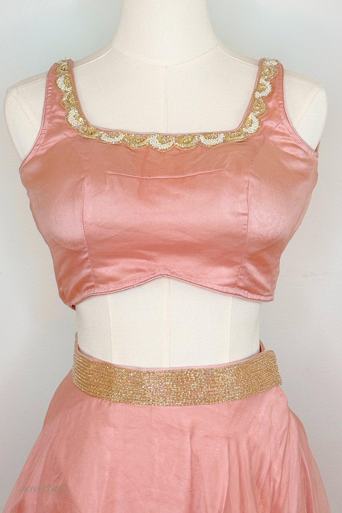 Sakura Organza Silk Skirt Set