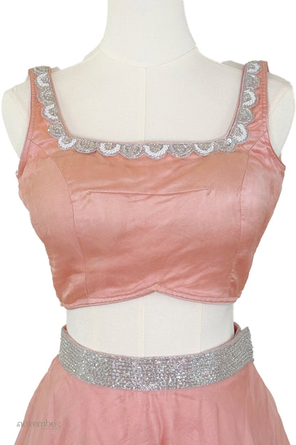Sakura Organza Silk Skirt Set