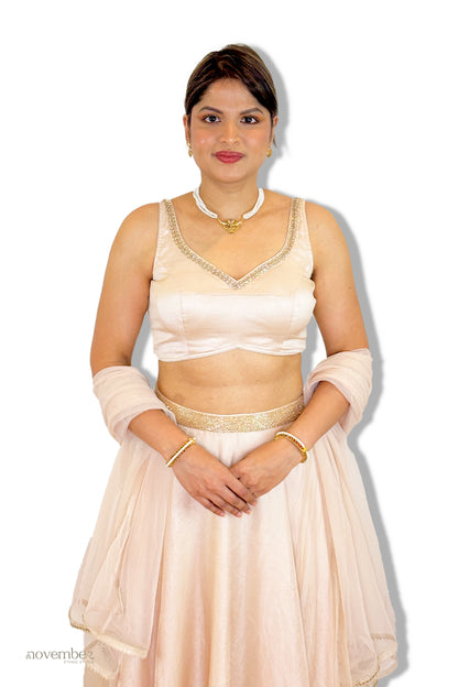 Sona Organza Silk Skirt Sets