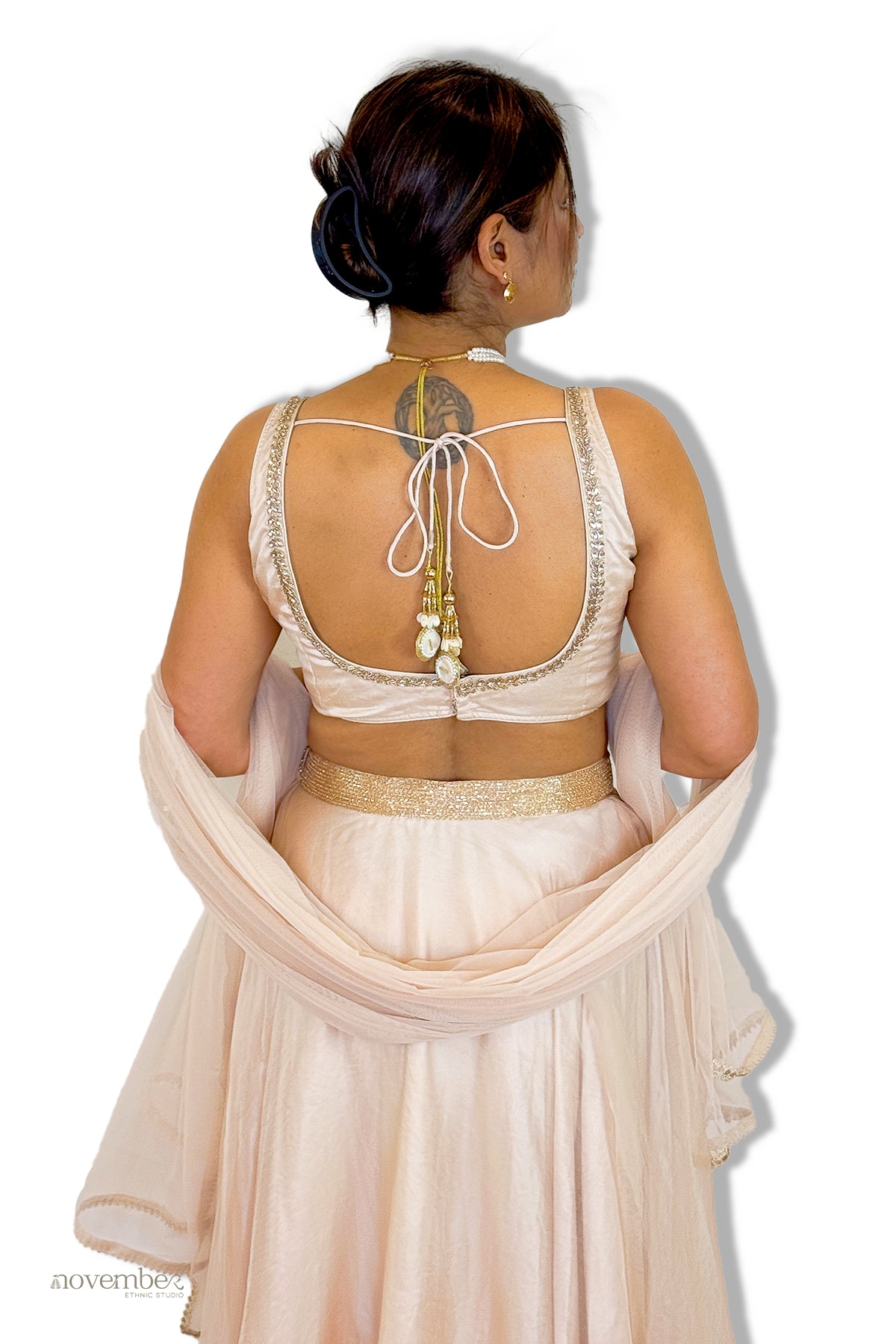 Sona Organza Silk Skirt Sets