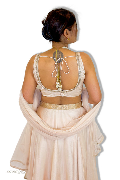Sona Organza Silk Skirt Sets