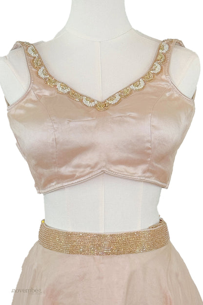 Sona Organza Silk Skirt Sets