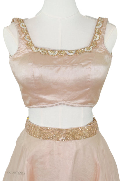 Sona Organza Silk Skirt Sets